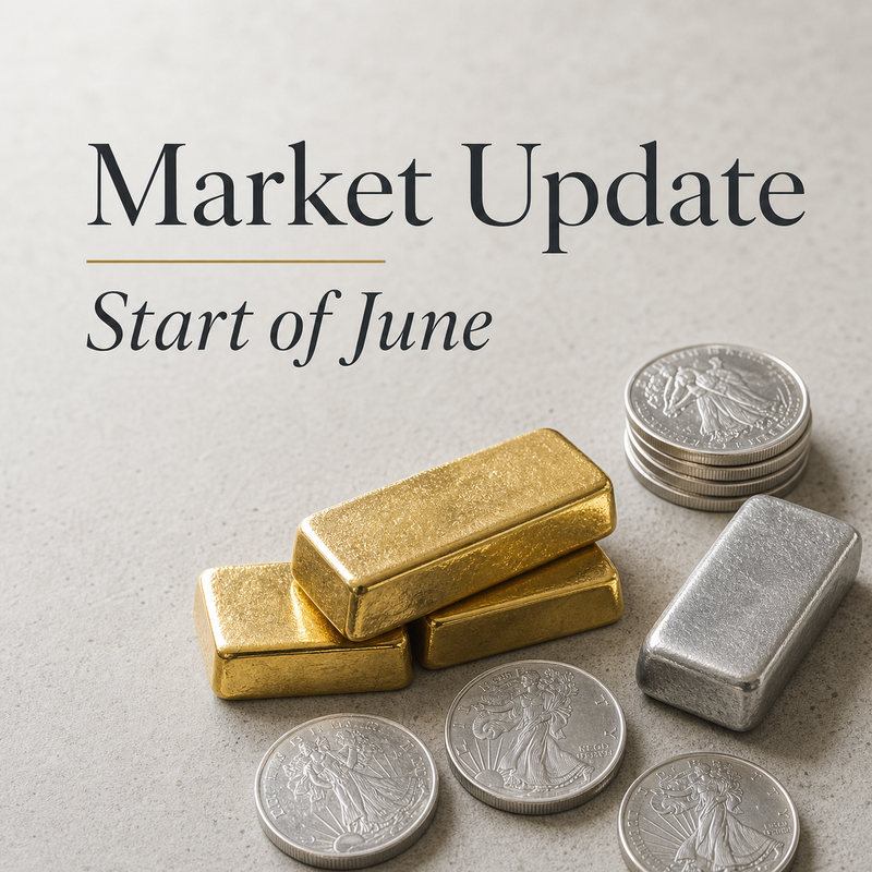 Precious Metals Market Update. Gold, Silver and Platinum June 2026