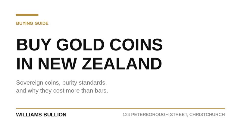 Buy Gold Coins in New Zealand