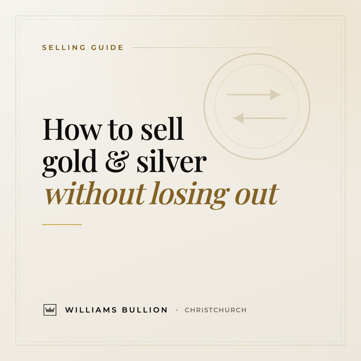 Williams Bullion guide cover: how to sell gold and silver in New Zealand without losing out
