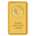 1g Perth Mint Gold Minted Bar Kangaroo