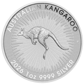 1 Troy Ounce Silver Bullion Round Australian Kangaroo (Random Years) .999 Fine Silver