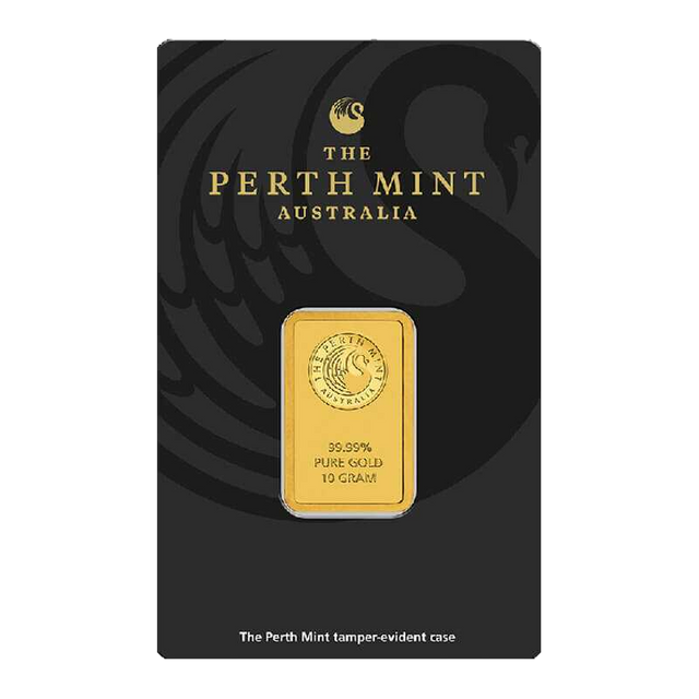 10g Perth Mint Gold Minted Bar – Kangaroo