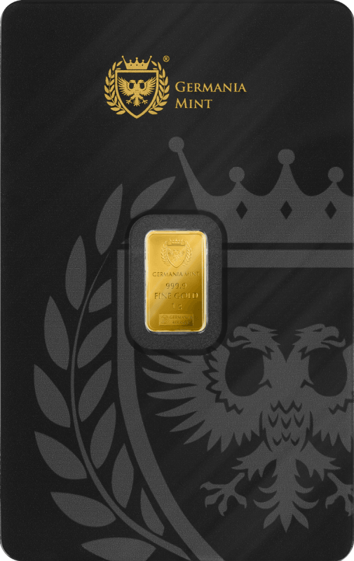 1g Gold Bar Germania Mint