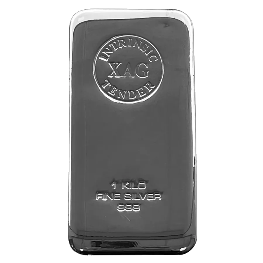 1kg Silver Cast Bar .999 Fine Silver