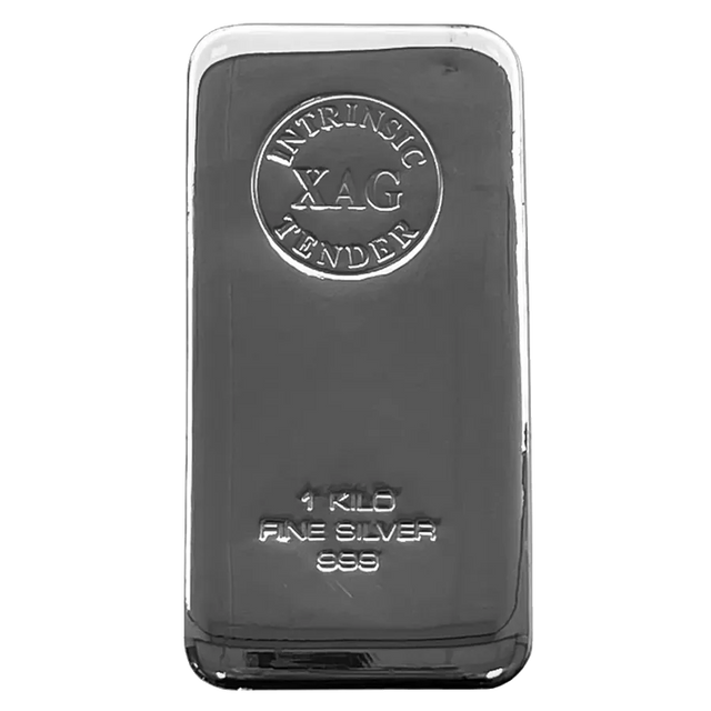 1kg Silver Cast Bar .999 Fine Silver