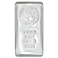 1kg Perth Mint Silver Cast Bar .999 Fine Silver