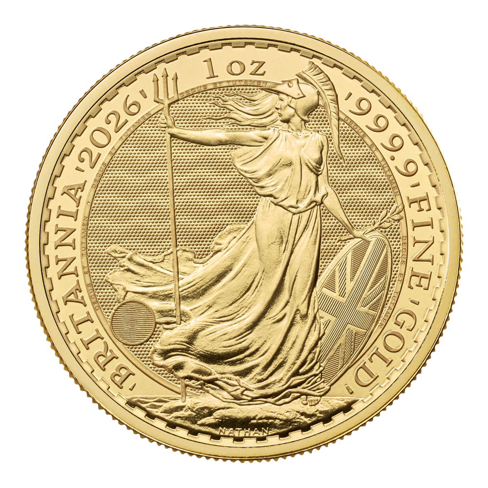 1 Troy Ounce Gold Coin The Royal Mint Britannia (King Back)