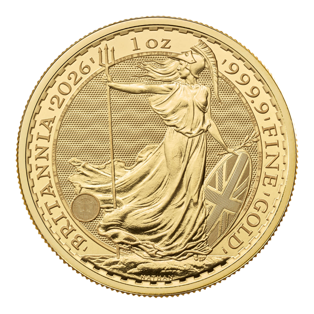 1 Troy Ounce Gold Coin The Royal Mint Britannia (King Back)
