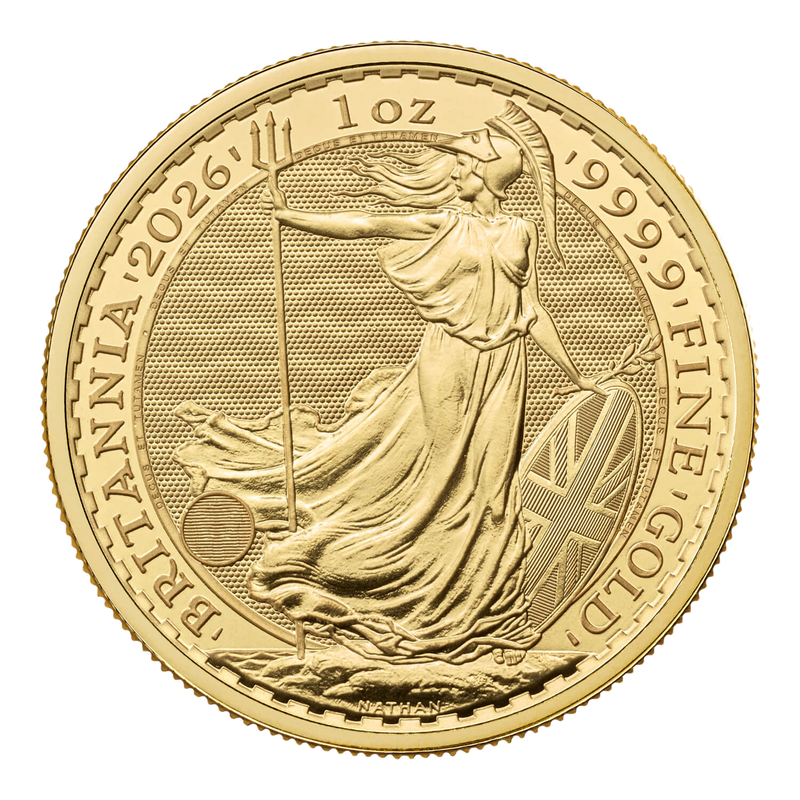 1 Troy Ounce Gold Coin The Royal Mint Britannia (King Back)