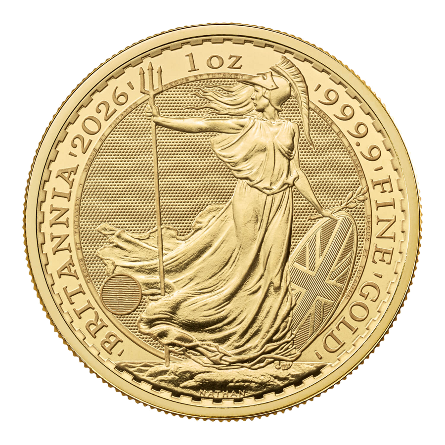 1 Troy Ounce Gold Coin The Royal Mint Britannia (King Back)
