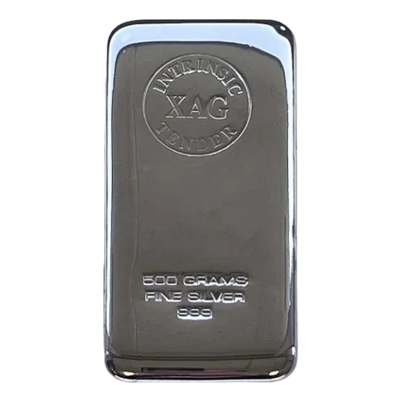500g Silver Cast Bar