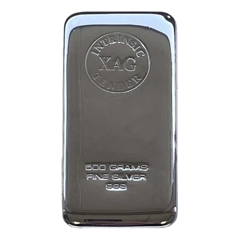 500g Silver Cast Bar