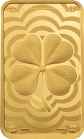 5g PAMP Suisse Lucky Charm Four-Leaf Clover Gold Bar