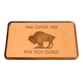 5 Troy Ounce Copper Bullion Bar .999 Fine Copper