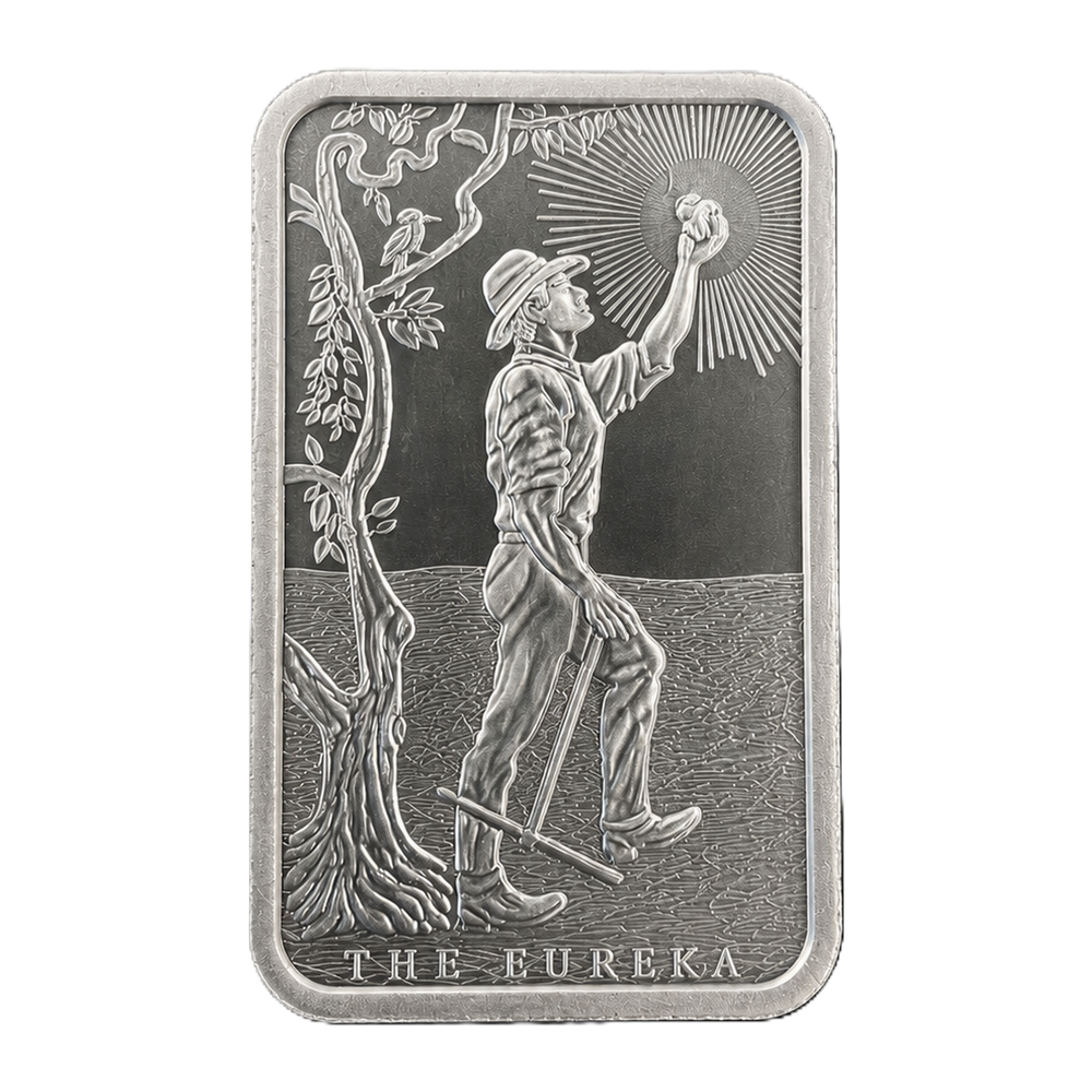 5oz ABC Bullion Eureka Silver Minted Bar