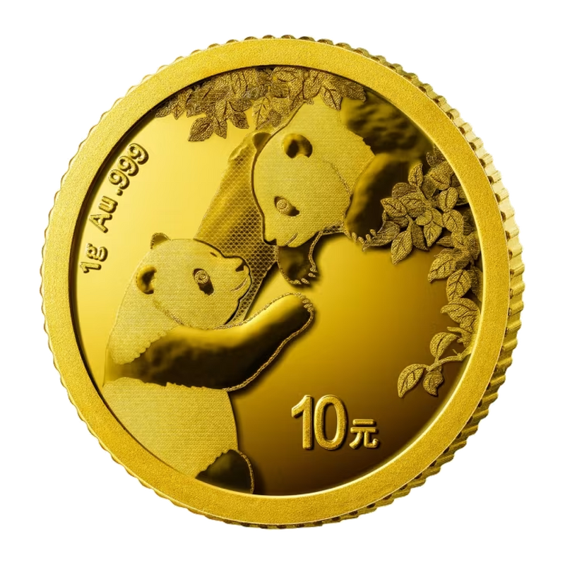 2023 1g China Panda Gold Coin