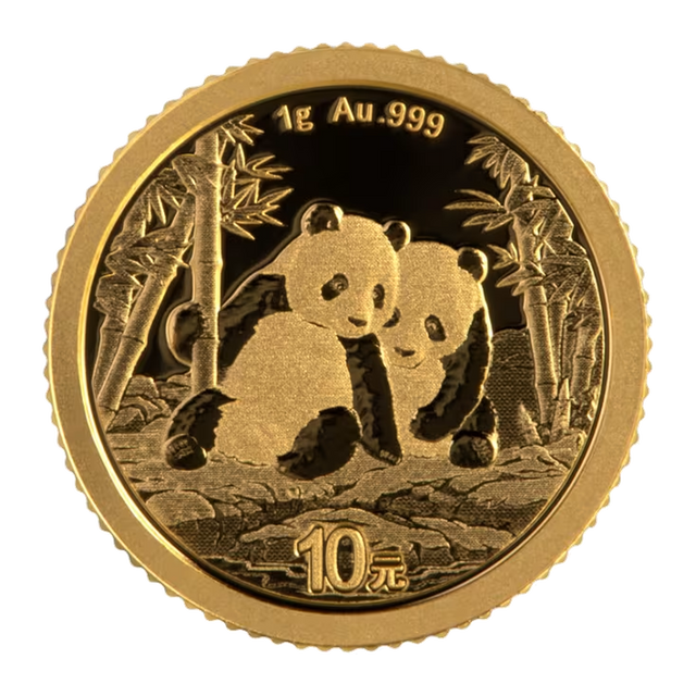 2026 1g China Panda Gold Coin