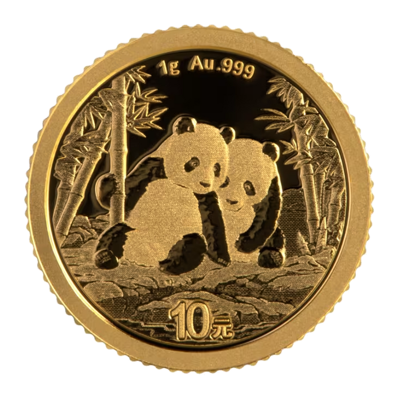 2026 1g China Panda Gold Coin