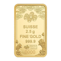 2.5g PAMP Suisse Good Luck Yellow Dragon Gold Bar