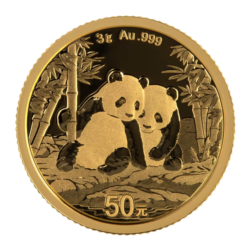 2026 3g China Panda Gold Coin