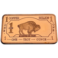 1 Troy Ounce Copper Bar .999 Fine