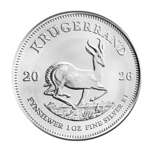 2026 1 oz South African Silver Krugerrand Bullion