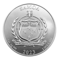 1 Troy Ounce Silver Coin - 2023 Samoa Vermilion Bird Coin