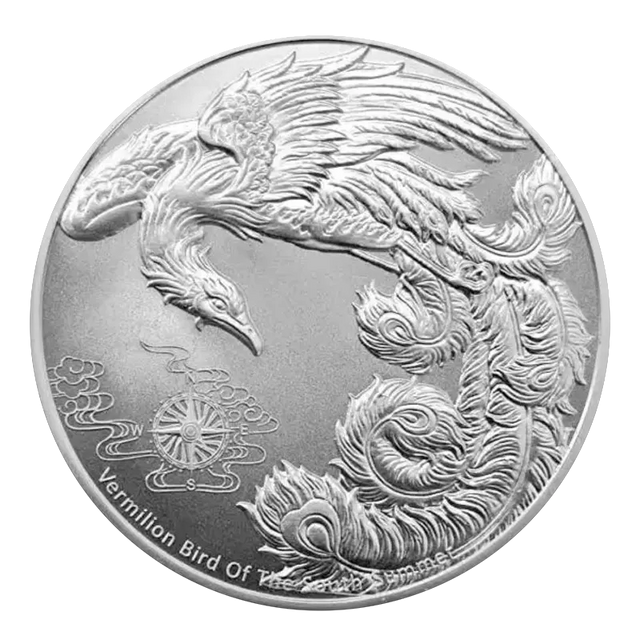 1 Troy Ounce Silver Coin - 2023 Samoa Vermilion Bird Coin