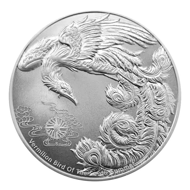 1 Troy Ounce Silver Coin - 2023 Samoa Vermilion Bird Coin