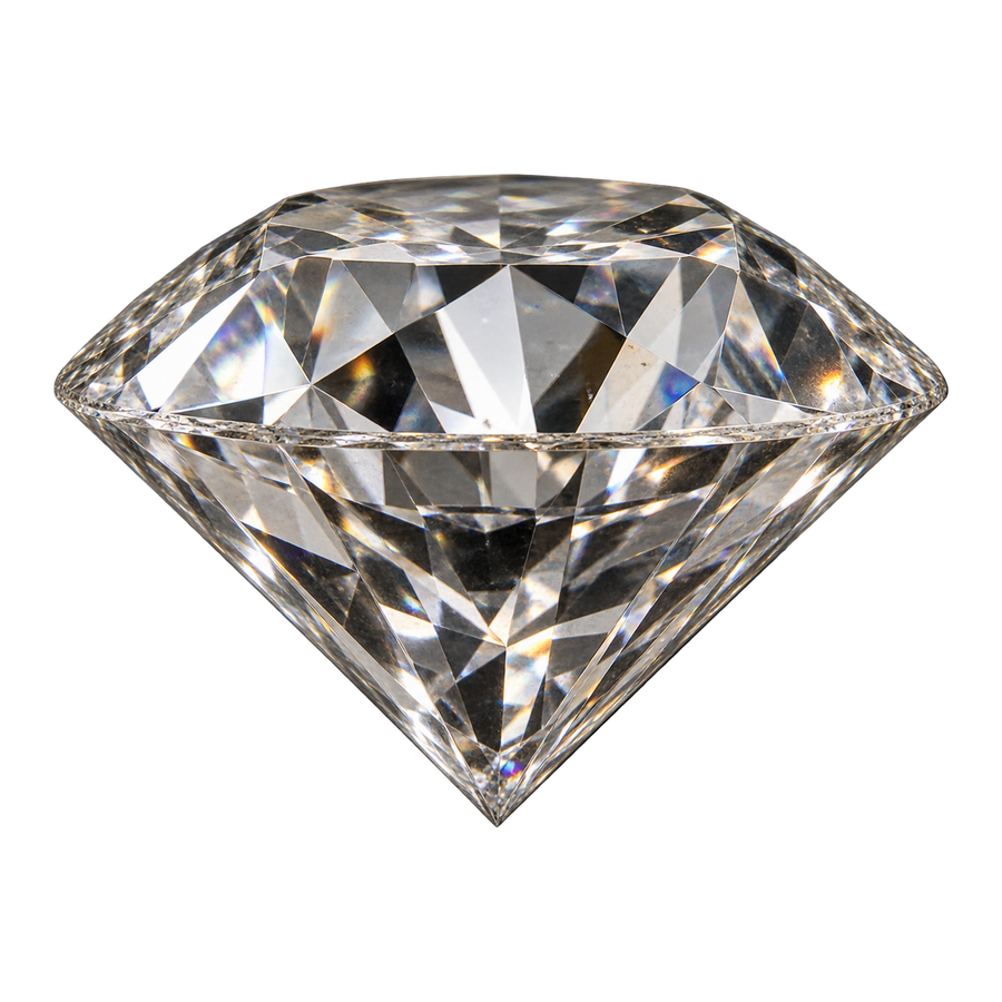 Round brilliant cut diamond