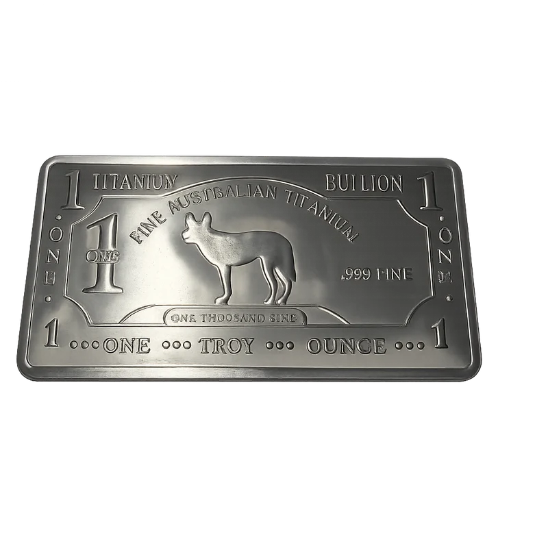 Titanium bullion